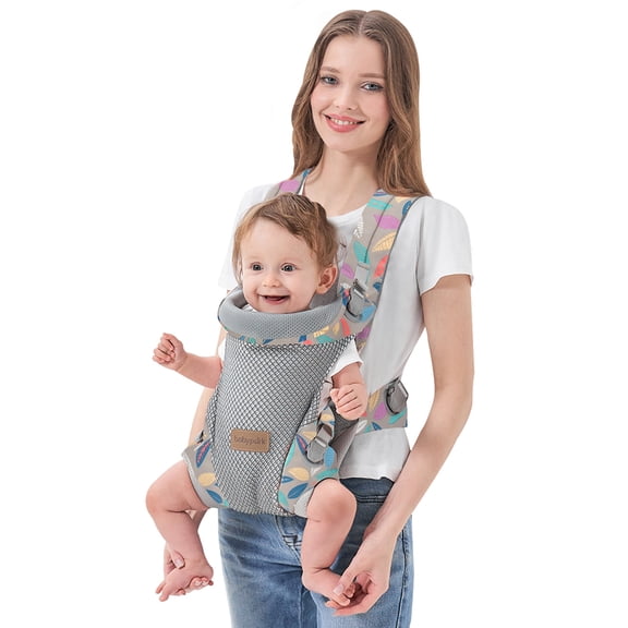 Baby Carrier Newborn To Toddler - Ergonomic(7.5-45lbs),Cozy Baby Carrier,Enhanced Lumbar Support,Easily AdjustableLightweight & Breathable