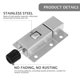 thumbnail image 3 of Door Window Latch Stainless Steel Double-Ended Door Bolts for Home 8Pcs, 3 of 4
