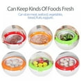 thumbnail image 6 of Food Preservation Tray (Pack of 2) Vacuum Seal Reusable Stackable Plastic BPA Free Food Storage Container For Refrigerator & Freezer, 6 of 11