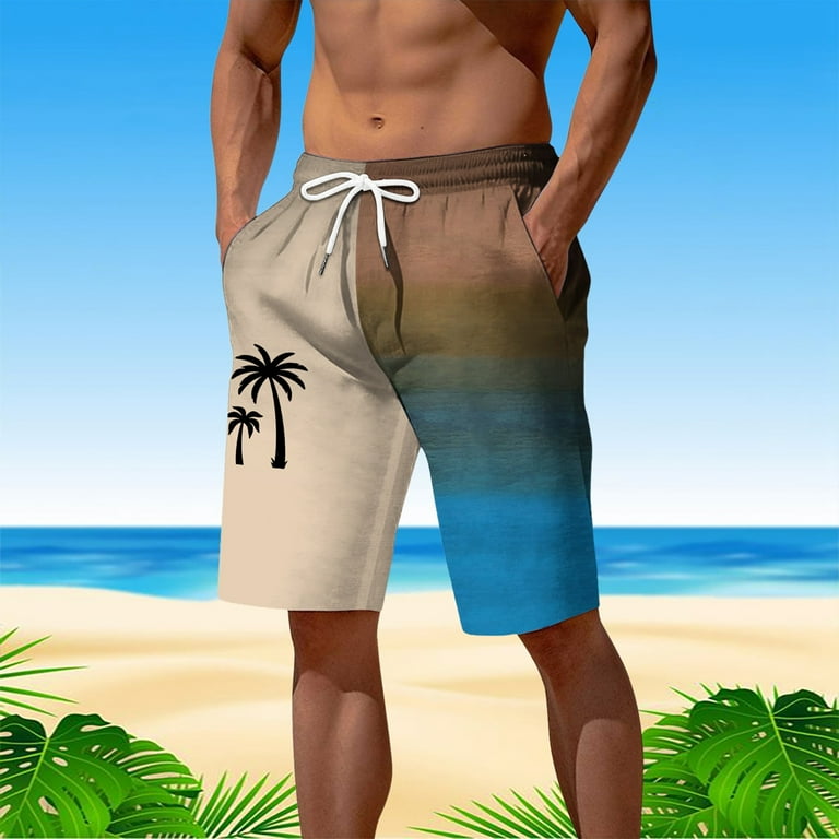Himmake Bathing Suits for Men Mens Running Shorts Hawaiian 6 Inch Inseam Shorts Men Boys Swim Suits Swim Shorts Men Sizes Up To 3Xl Walmart