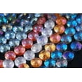 thumbnail image 4 of U8MO 18x10mm Matte Oblate Pupil Faceted Crystal Glass Loose Craft Beads DIY Jewelry-Amber Gold, 4 of 4