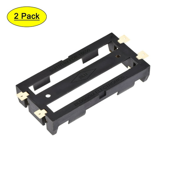 Battery Case Storage Box 2 Slots x 3.7V  Battery Holder for 2 x 18650 Battery 2 Pcs