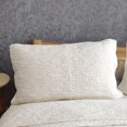 thumbnail image 4 of Gouchee Home Carson Twin Quilt Set – 2-Piece Ivory Bedding Set, Stone-Washed Cotton with Wave Stitch Pattern, Soft All-Season Bedspread with Plush Fill & Matching Pillow Shams, 4 of 7