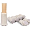 thumbnail image 5 of 24 calcetines de punto antideslizantes para sillas para evitar arañazos y reducir el ruido, fáciles de mover, color beige, 5 of 5
