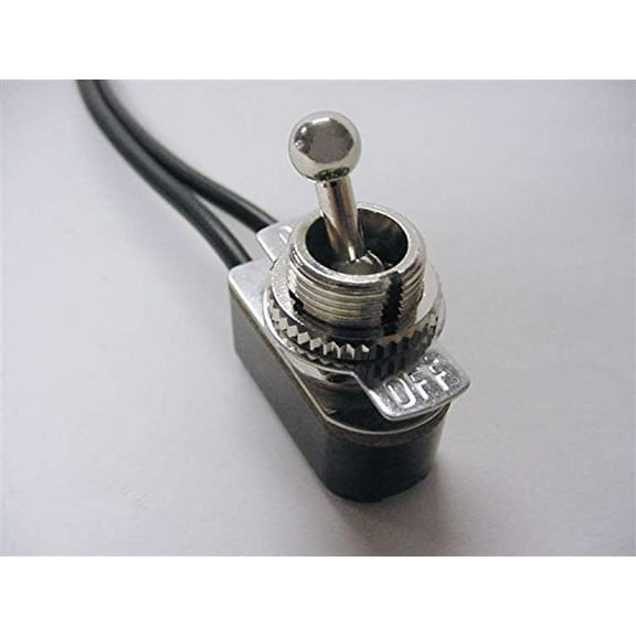 Gardner Bender Toggle Switch GSW-125 - Medium Duty, 6 Amps, 125 V, 1-Pole, Silver