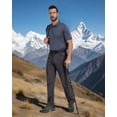 thumbnail image 7 of Mens Hiking Pants Lightweight Nylon Stretch Cargo Work Pants for Men Waterproof with Pockets, 7 of 7