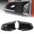 thumbnail image 2 of Black Mirror Covers Fit for BMW 5 Series F10/F11/F18 Pre-LCI 11-13 Mirror Caps Replacement Side Mirror Caps Rear Door Wing Rear-view Mirror Stickers C, 2 of 5