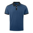 thumbnail image 5 of Mens Shirts Charming Men's Shirt Super Light Short Sleeve Casual Men's Wear Gifts for Men Navy Cotton Blend M, 5 of 5
