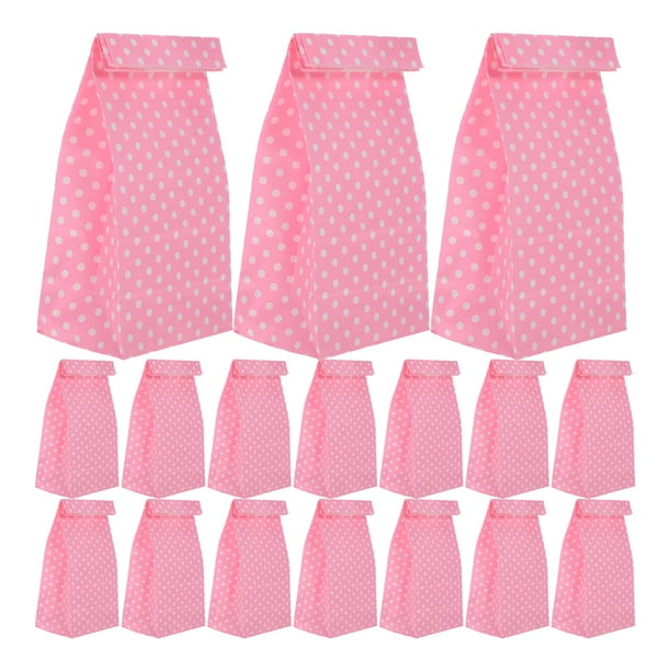 Bolsa de papel con patrón de 50 piezas, bolsa para palomitas de maíz, bolsa para dulces, bolsa para recuerdos de fiesta, bolsa para caramelos