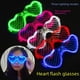 thumbnail image 1 of Gafas luminosas, gafas led, corazón de amor, gafas fluorescentes de luz fría, suministros de barra, juguetes luminosos, 1 of 5
