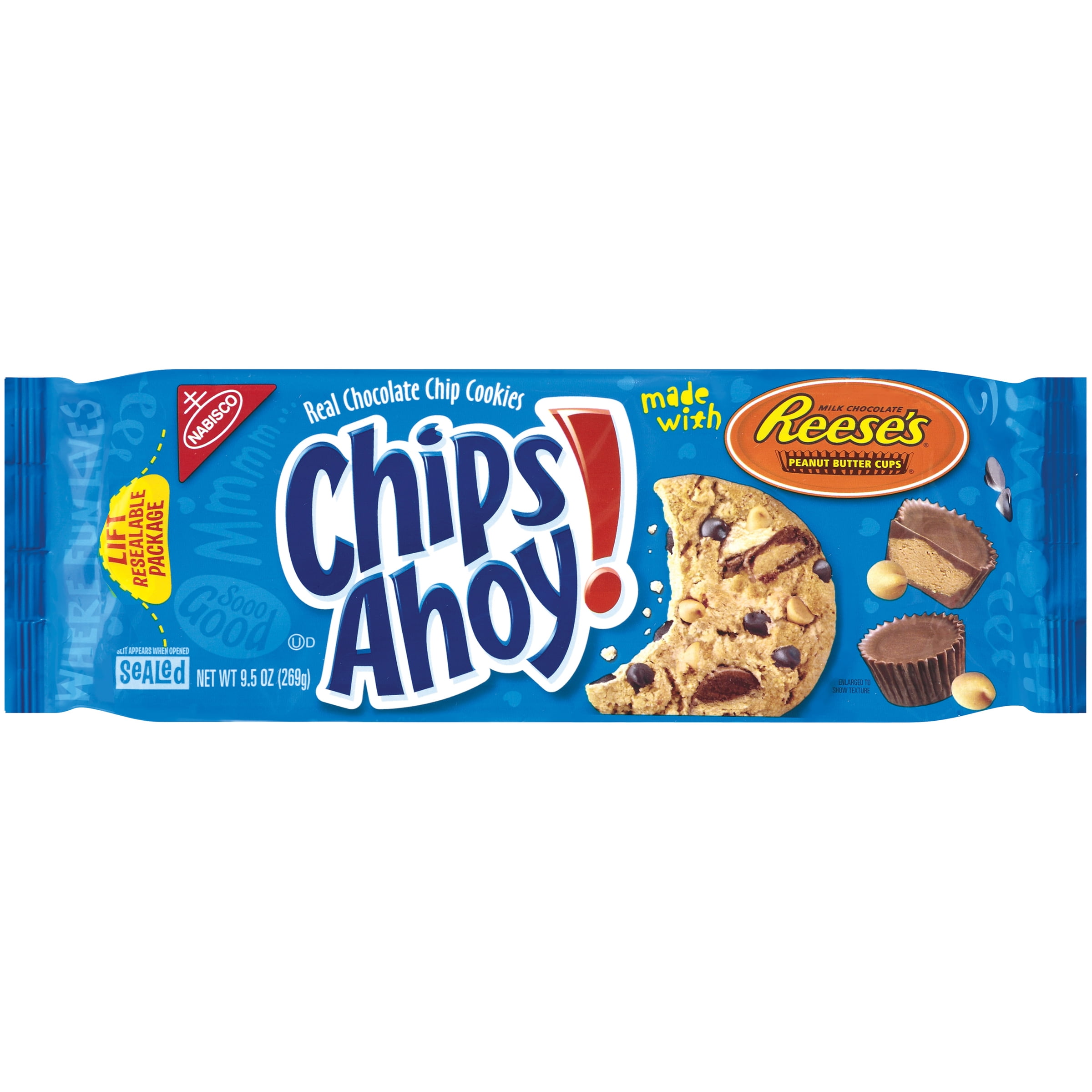 Nabisco Chips Ahoy! Reese's Peanut Butter Cookies, 9.5 Oz. Walmart