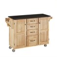 thumbnail image 1 of Bowery Hill Kitchen Cart with Granite Top in Natural, 1 of 2