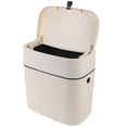 thumbnail image 1 of unbranded Bote De Basura Beige Para Cocina Con Colgante Para Montaje En Pared Y Compostaje Práctico, 1 of 7