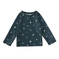 thumbnail image 4 of MIASHUI Boys Swimsuit Rash Guard Bathing Suit Toddler Girls Swim Trunk with Swimming Cap,Dark Blue,12-24 Months, 4 of 9