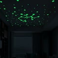 thumbnail image 3 of Pegatinas de pared con estrellas que brillan en la oscuridad, estrellas que brillan en la oscuridad para el techo, calcomanías de pared brillantes, pegatinas decorativas, regalo para niños y niñas,, 3 of 6