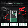 thumbnail image 3 of Car Battery Jump 1000A Starter with Air Pump, 8000mAh Portable Jump Box & Tire Inflator, 12V Auto Booster Power Bank with Digital Display, LED Light & Safety Protection - Green, 3 of 9