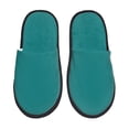 thumbnail image 1 of Fotbe Teal Pantuflas Peludas para Mujer con Estampado, Zapatillas de Peluche, Zapatos de Invierno para Casa, Uso Interior y Exterior-Medium, 1 of 8