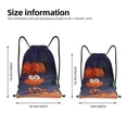 thumbnail image 2 of Pofeuu inside out 2 Sac à Cordon Résistant à l'Eau 210D Design Pliable Compact Essentiels de Voyage Gym Yoga Léger Sac à Main-Moyen, 2 of 6
