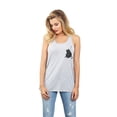 thumbnail image 2 of Thread Tank Sleepy Cat Women's Sleeveless Flowy Racerback Tank Top Sport Grey X-Large, 2 of 5