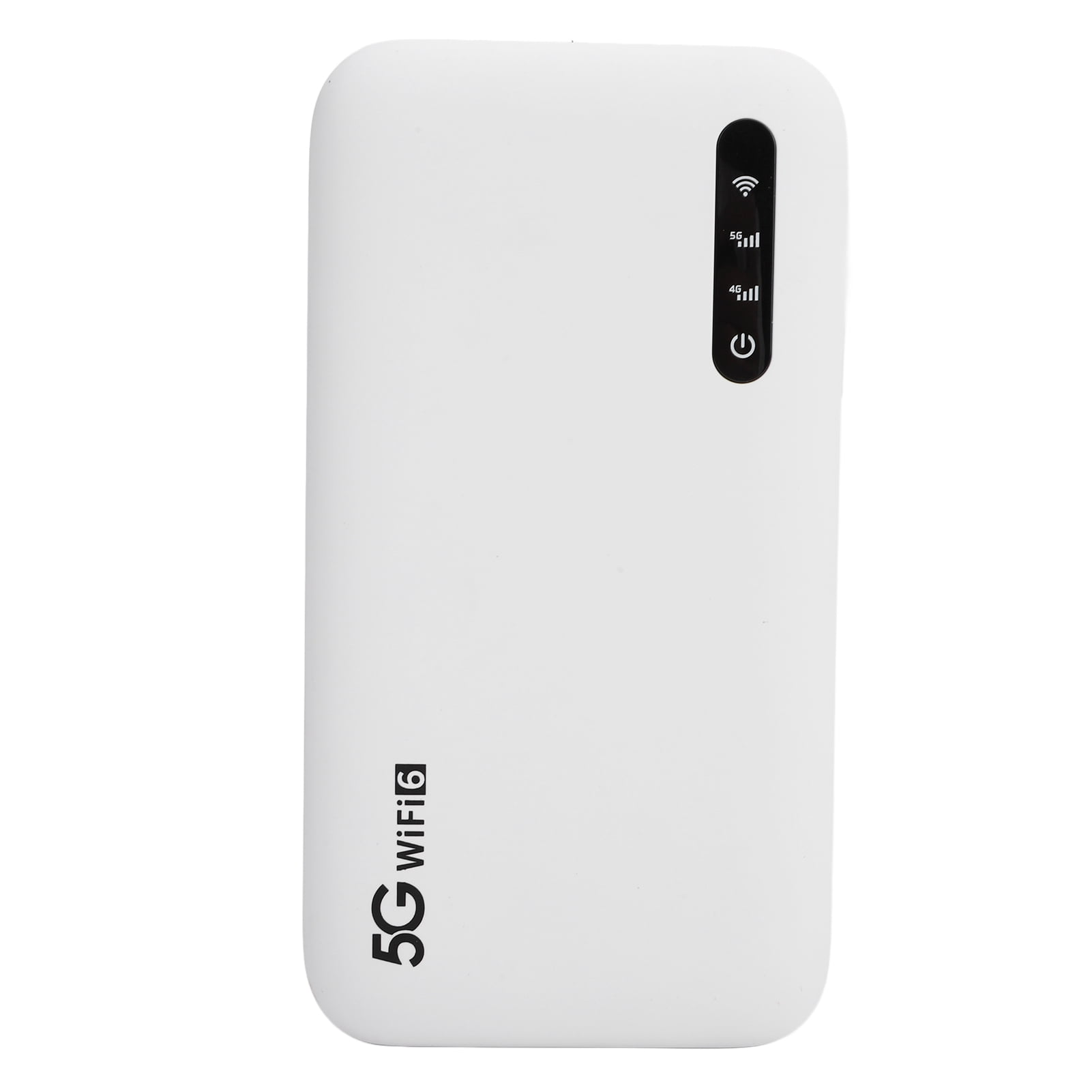 Travel 5G WiFi Hotspot 5G WiFi 6 Mobile Hotspot High Speed Support 16 Devices 6100mAh Portable WiFi Hotspot Router with SIM Card Slot for Phone Tablet
