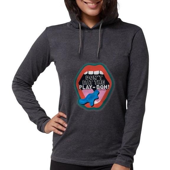 CafePress - Don't Eat The Play Doh! Long Sleeve T Shirt - Womens Hooded Shirt