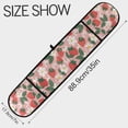 thumbnail image 3 of Dailycode Double Sided Oven Mitt with Loop Heat Resistant Kitchen Long Potholders 7" x 35" Strawberries Flowers Leaves, 3 of 6