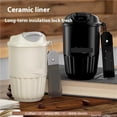 thumbnail image 2 of 410ml Ceramic Liner Thermos Coffee Cup Double Wall Stainless Steel Vacuum Insulated Thermos For Coffee Thermal Mug Tumbler Gift, 2 of 2
