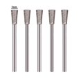 thumbnail image 1 of 5Pcs Diamond Burr Grinding Engraving Bit Polishing Head Rotary Tool 2.35mm Shank, 1 of 1