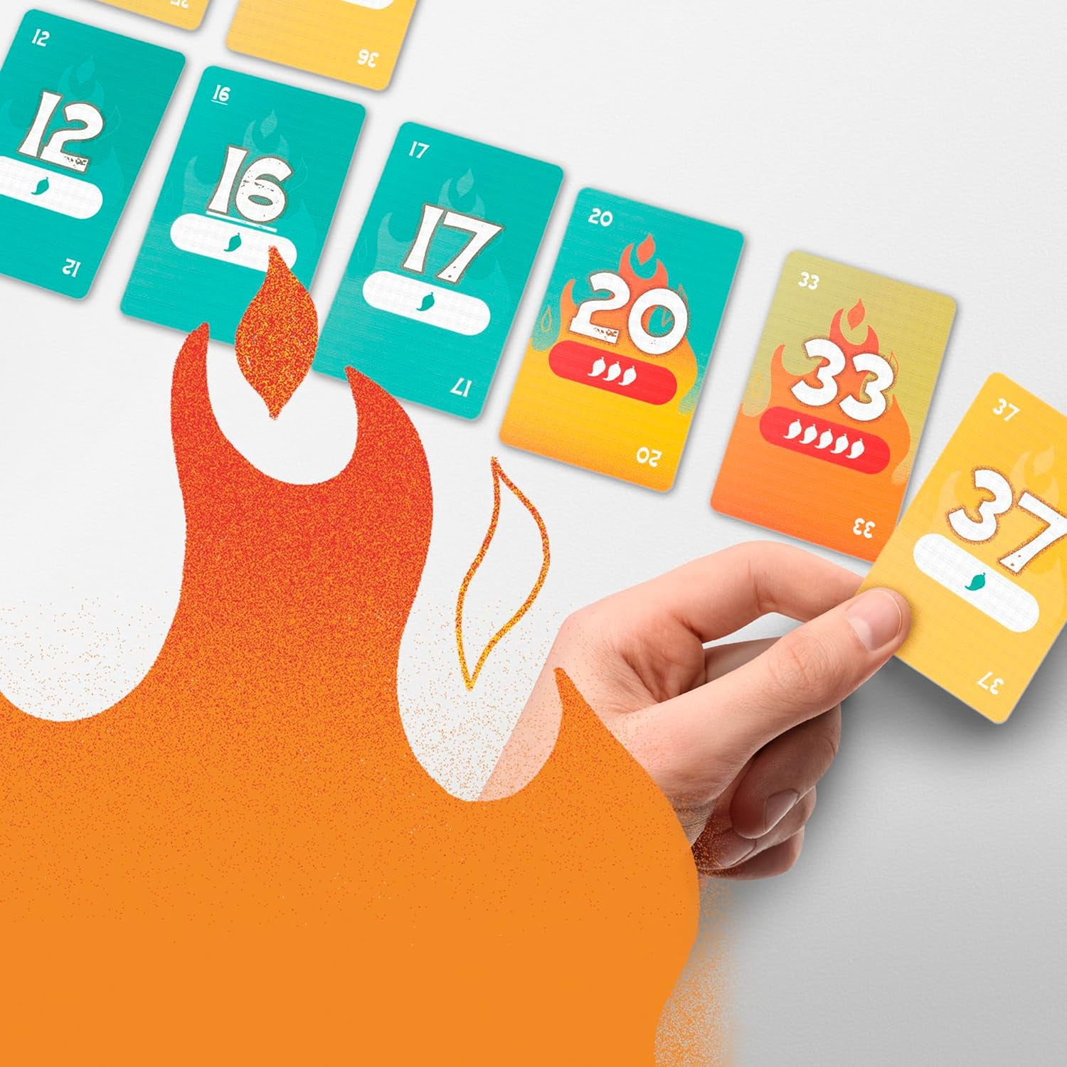 Beat the Heat Card Game for Kids, Teens, and Adults, Family Games for 2-10 Players, Ages 8 and up