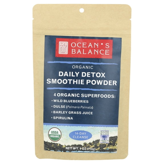 Ocean's Balance Organic Daily Detox Smoothie Powder, 4 oz (113 g)