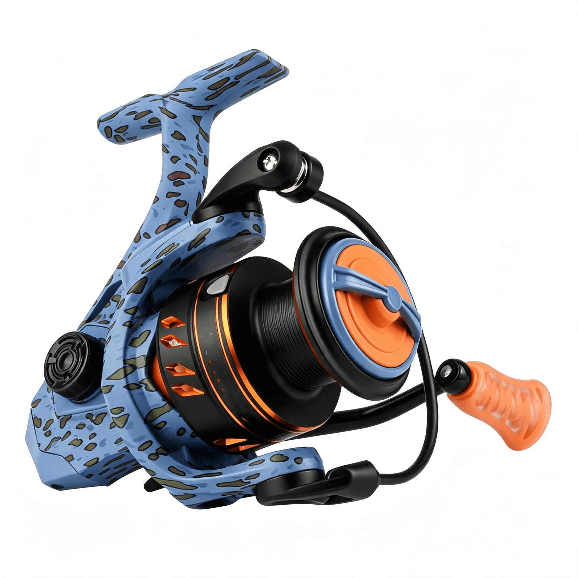 BESTSKY Lr Spinning Reel 4+1 Bb Up to 22 Lbs Drag All-Metal Frame Cnc Aluminum Spool 5.2:1 Gear Ratio