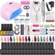 thumbnail image 3 of Kit de esmalte de uñas acrílico con lámpara, juego de herramientas de manicura, extensiones de uñas, purpurina, 3 of 4