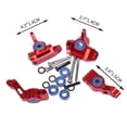 thumbnail image 4 of Bloques de dirección (L/R) del eje trasero de metal para 1/10 Slash 2WD Parts Azul perfke Portadores del eje trasero del talón, 4 of 4