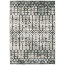 Addison Rugs Indoor/ Outdoor Addison Bravado Morroccan Washable Area Rug 10' x 14' - Ash