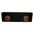 thumbnail image 2 of Dual 10" Subwoofer Regular Standard Cab Truck Sub Box Enclosure Speaker Slim, 2 of 4