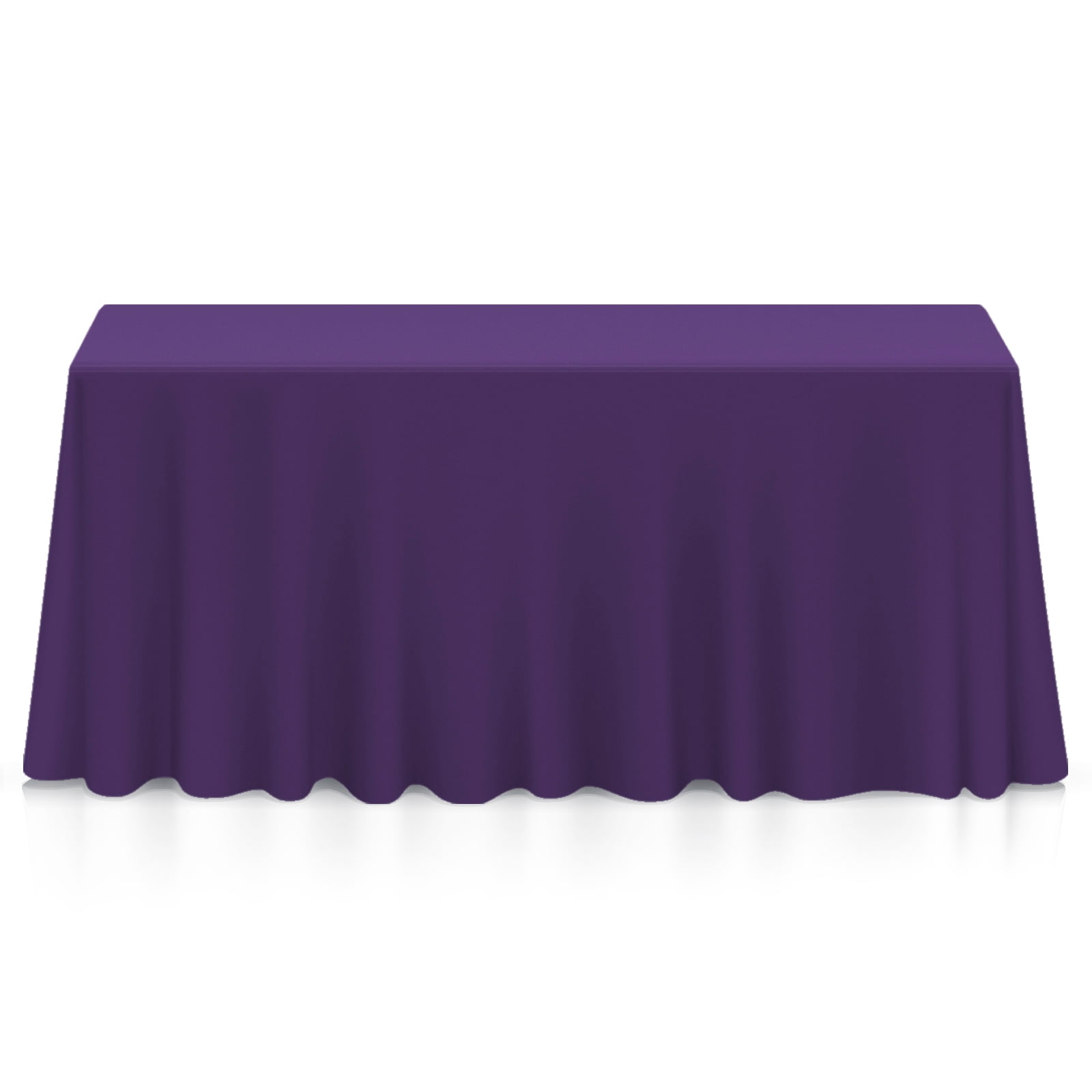 Satin Seamless Rectangle Tablecloth Wedding Party Banquet Restaurant 90x132 in 