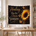 thumbnail image 5 of Healing Its Own With Season, Inspirational Illustration for Quote Lovers, Typography Wall Art, Valentine's Day Gift, Tapestry Wall Hanging for Bedroom and Living Room, 5 of 7