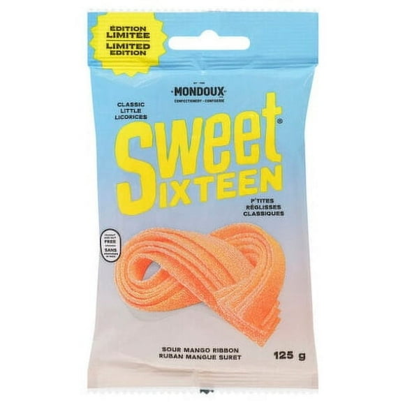 Limited Edition Sweet Sixteen Sour Mango Licorice Ribbon 125g