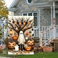 thumbnail image 5 of 1pc 2D flat Halloween BOO! Banner, Pumpkin and Ghost Design, Orange and Black Indoor/Outdoor Decoration, 5 of 5