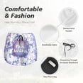 thumbnail image 6 of Lsque Round Snow Merry Christmas Printed Women's Running Shorts with Liner Pockets,Elastic Quick Dry Workout Athletic Gym Yoga Shorts,Womens High Waist Shorts-Large, 6 of 9