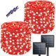 thumbnail image 1 of Guirnalda de luces solares BHCLIGHT 200 LED, 24 m, 2 unidades, color rojo, 1 of 9