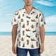 thumbnail image 2 of Balery German Shepherd Dog Camisas hawaianas de manga corta para hombre, camisas playeras de corte holgado, camisas de vacaciones con botones,Small, 2 of 7