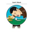 thumbnail image 3 of Marcador Pelota Y Clip Magnético para Sombrero Elegante Hombres Mujeres Golfistas (), 3 of 3
