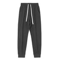 thumbnail image 6 of Vetsdori Cotton Sweatpants for men Elastic Waist Outdoor Pockets Sport Pantalones Stylish Dark Gray Mens Pants Joggers, 6 of 9