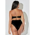 thumbnail image 6 of Swimsuits for All Valentine Ruched Bandeau High Waist Bikini Set, 6 of 6