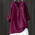 thumbnail image 3 of Fashion Clothing Summer Tops Casual Long Sleeve Shirts For Women, 3 of 3