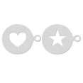 thumbnail image 1 of 2 Pcs Chocolate Set Coffee Art Templates Baking Stencils Latte Art Stencils Coffee Decorating Stencils Star Coffee Stencils, 1 of 3