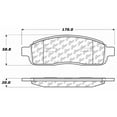 thumbnail image 2 of Centric Parts 106.10110 Posi-Quiet Severe Duty Brake Pad, 2 of 4