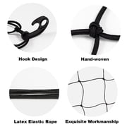 AUTOXBERT 52''x 71'' Latex Cargo Net w / 14 Hooks for Trailers Ute Pickup Truck Bed Roof Basket