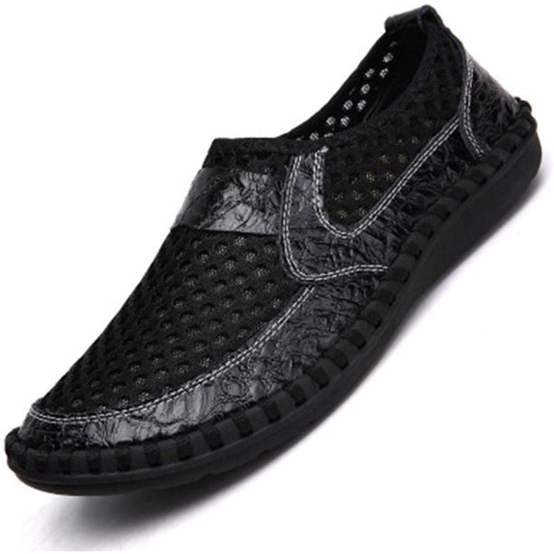 Xishao Sandalias Deportivas para Hombres Sandalias de Pescador al Aire Libre Zapatos de Cuero Casuales Transpirables Sandalias de Primavera y Verano de Negocios de Moda de Punta Cerrada Xishao ropa